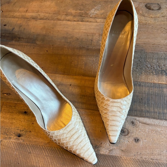 Stuart Weitzman snakeskin heels - Picture 3 of 7